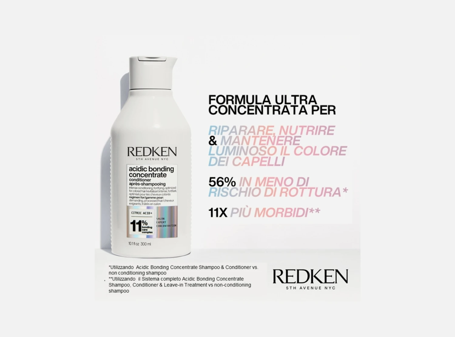 Redken Acidic Bonding Concentrate Kit Shampoo, Balsamo, Leave-in Capelli Trattati E Sensibilizzati 8 Redken Acidic Bonding Concentrate Kit Shampoo, Balsamo, Leave-in Capelli Trattati E Sensibilizzati - immagine 6