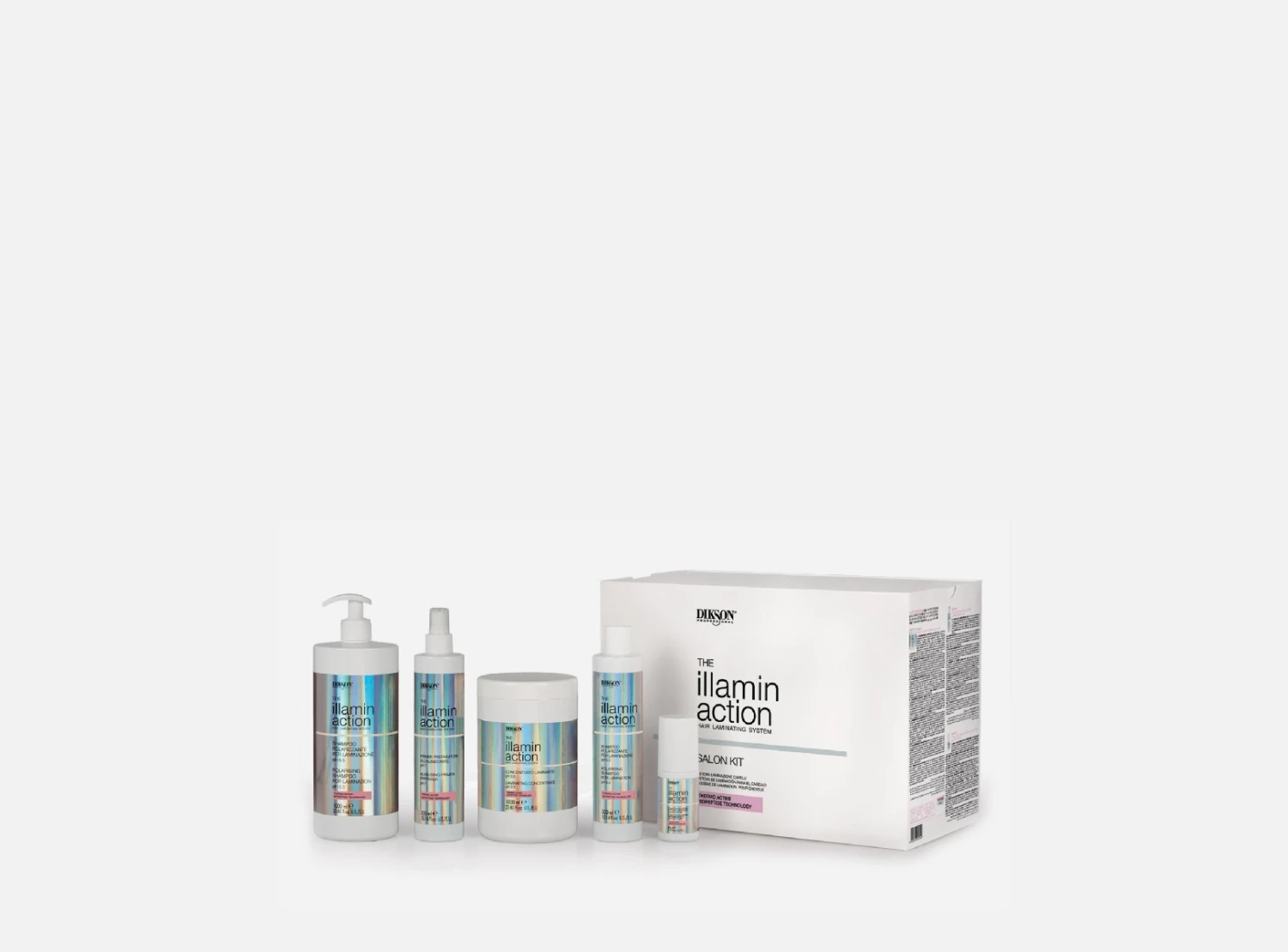 Kit Laminazione Capelli The Illaminaction Dikson Professional (5 Prodotti) 3 Kit Laminazione Capelli The Illaminaction Dikson Professional (5 Prodotti)