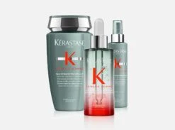Kit Kérastase Anticaduta Uomo Genesis Homme Con Shampoo Ispessente + Spray Fortificante + Siero Anticaduta