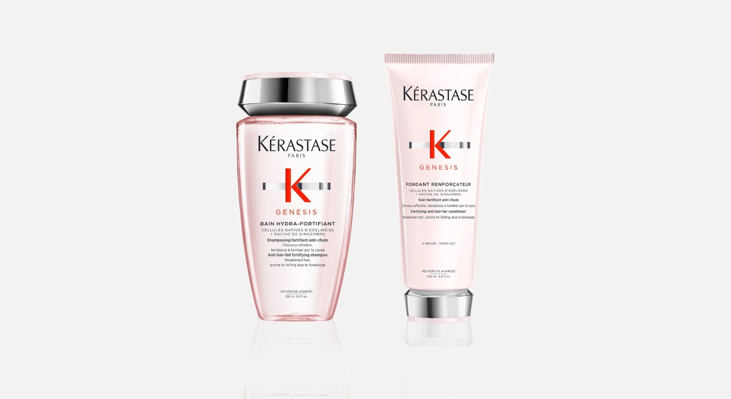 Kit Kérastase Genesis Anticaduta Rinforzante Per Capelli Deboli, Fini E Grassi - Shampoo 250ml + Balsamo 200ml 3 Kit Kérastase Genesis Anticaduta Rinforzante Per Capelli Deboli, Fini E Grassi - Shampoo 250ml + Balsamo 200ml