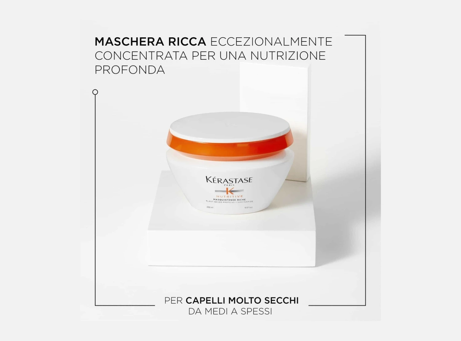 Kérastase Kerastase Nutritive Masquintense Riche Maschera Capelli Molto Secchi Da Medi A Grossi 200ml 6 Kérastase Kerastase Nutritive Masquintense Riche Maschera Capelli Molto Secchi Da Medi A Grossi 200ml - immagine 4