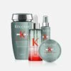 Kit Completo Kérastase Anticaduta Uomo Genesis Homme Con Shampoo Ispessente + Spray Fortificante + Siero Anticaduta + Cera Texturizzante