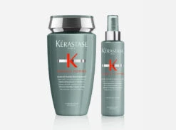Kit Kérastase Anticaduta Uomo Genesis Homme Con Shampoo Ispessente + Spray Fortificante