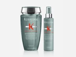 Kit Kérastase Anticaduta Uomo Genesis Homme Con Shampoo Purificante + Spray Fortificante