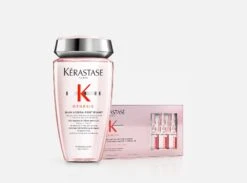Kit Kérastase Genesis Anticaduta Rinforzante Per Capelli Deboli, Fini E Cute Grassa - Shampoo + Fiale