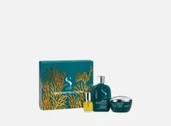 Alfaparf Milano Semi Di Lino Reconstruction Cofanetto Shampoo 250ml, Maschera 200ml, Cristalli Liquidi 15ml