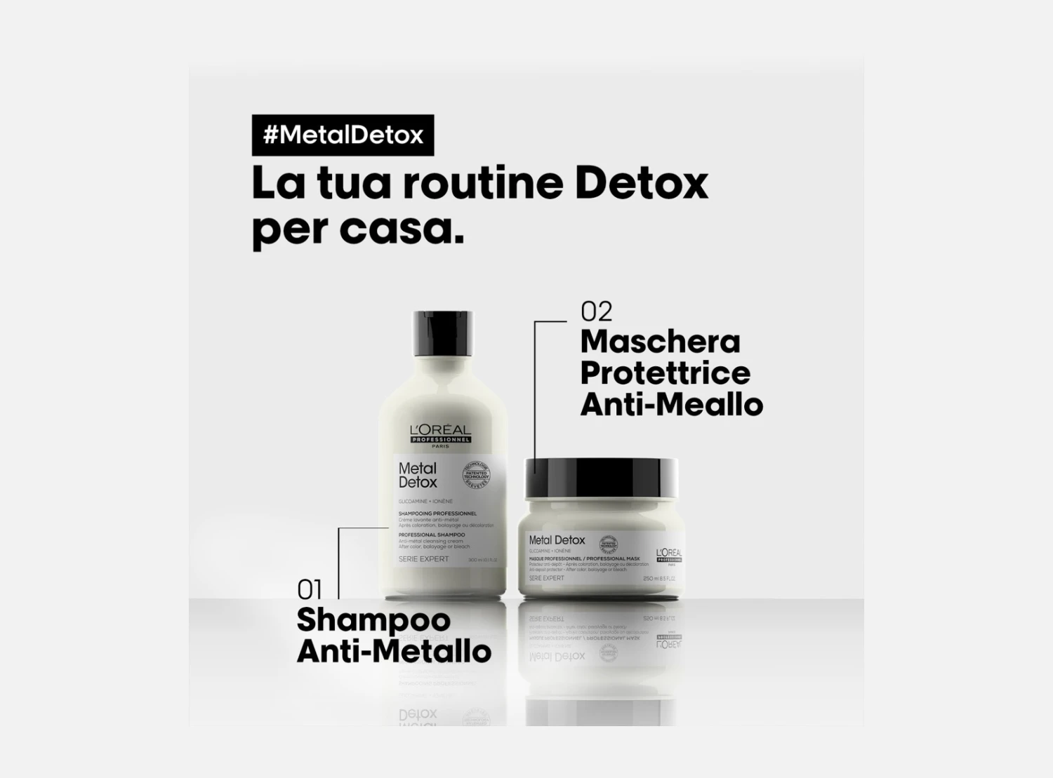 L'Oreal Professionnel Serie Expert Metal Detox Maschera Protettiva Anti-deposito 250Ml 5 L'Oreal Professionnel Serie Expert Metal Detox Maschera Protettiva Anti-deposito 250Ml - immagine 3
