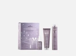 Medavita Keratin Miracle Trattamento Lisciante Con Shampoo, Maschera, Termoprotettore