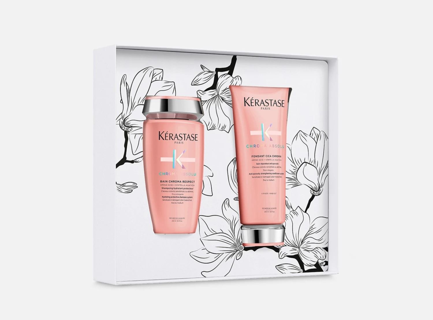 Kérastase Cofanetto Kerastase Chroma Absolu Con Shampoo E Balsamo Per Capelli Colorati Da Medi A Sottili 4 Kérastase Cofanetto Kerastase Chroma Absolu Con Shampoo E Balsamo Per Capelli Colorati Da Medi A Sottili - immagine 2