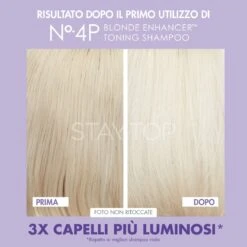 Olaplex N°4P Purple Blonde Enhancer Toning Shampoo 250 Ml -Cosmetici Promozione opx140626 4