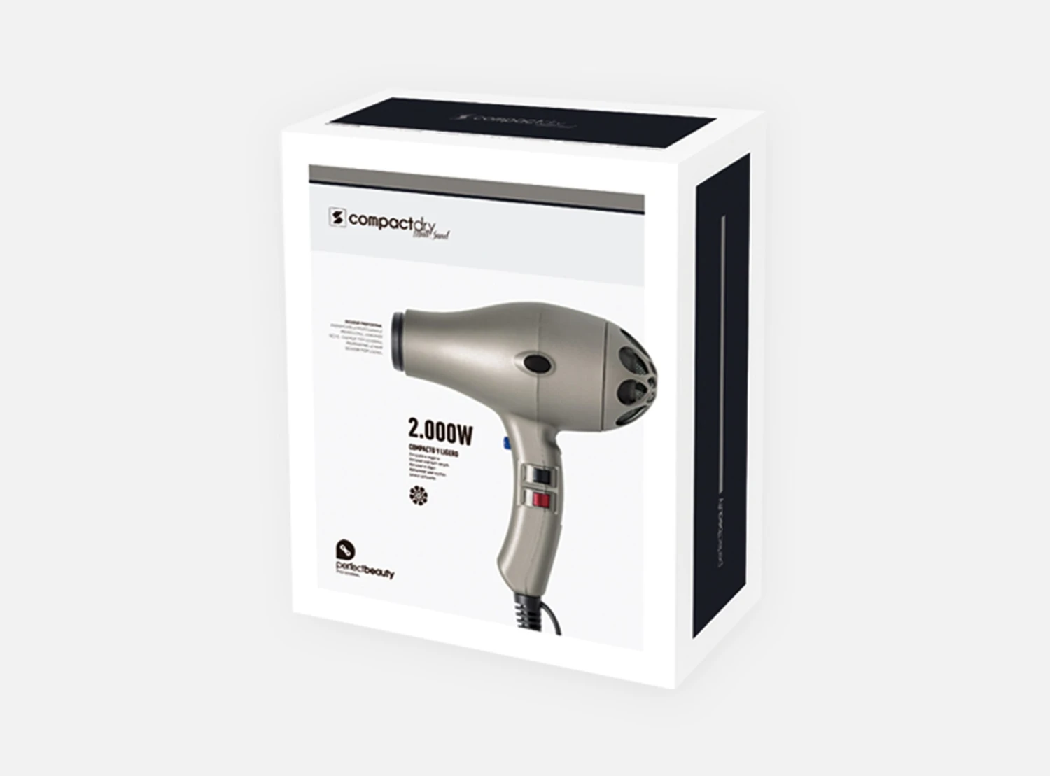 PERFECT BEAUTY PHON COMPACT DRY 2000W 525GR MATT 6 PERFECT BEAUTY PHON COMPACT DRY 2000W 525GR MATT - immagine 4