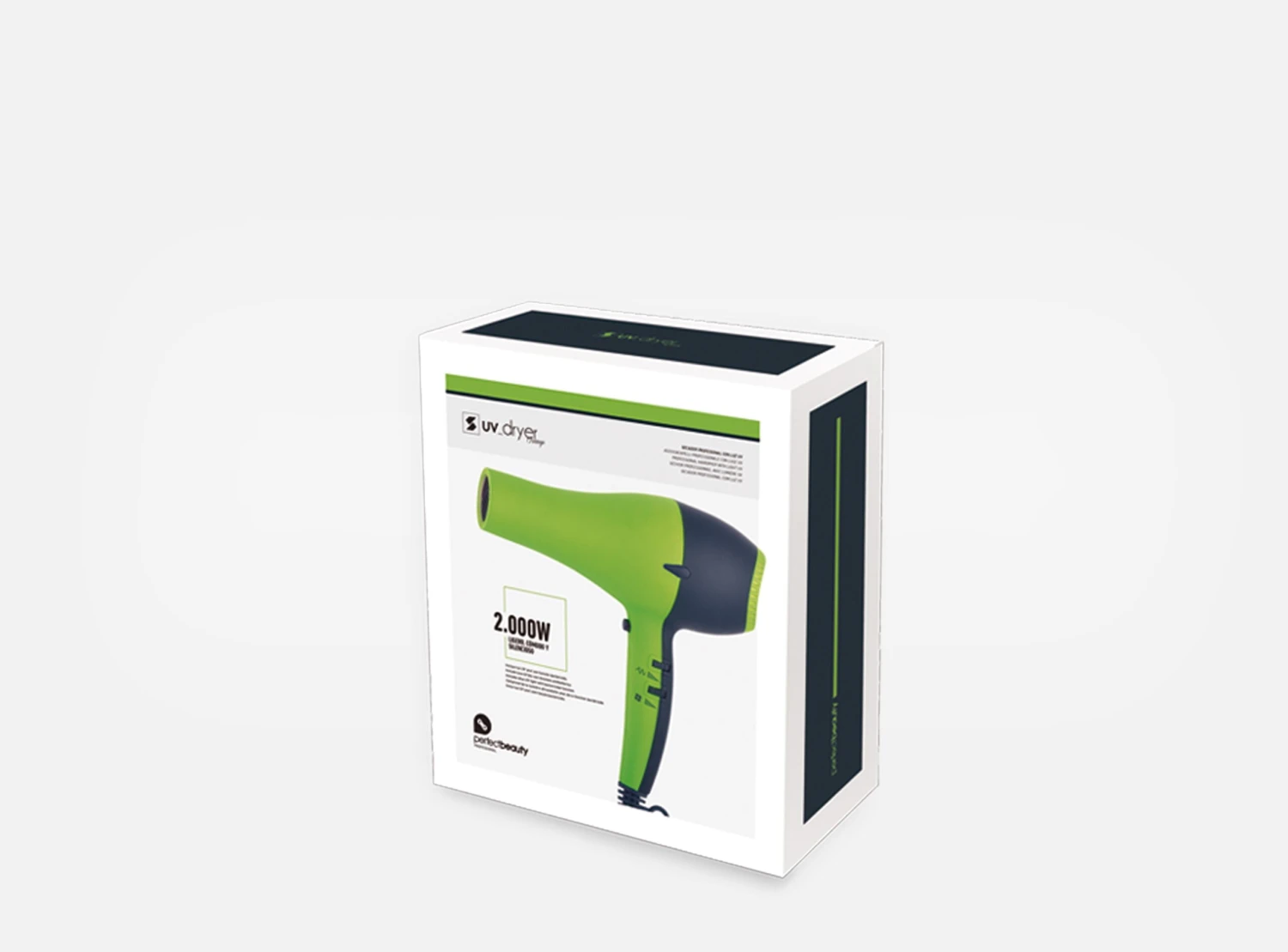 PERFECT BEAUTY PHON UV-DRYER 2200W 575GR 4 PERFECT BEAUTY PHON UV-DRYER 2200W 575GR - immagine 2