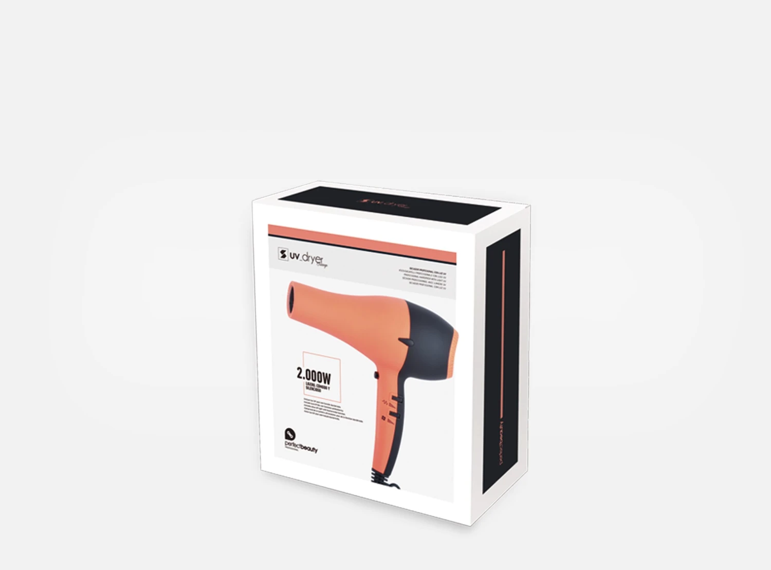 PERFECT BEAUTY PHON UV-DRYER 2200W 575GR 6 PERFECT BEAUTY PHON UV-DRYER 2200W 575GR - immagine 4