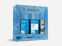 Redken Extreme Kit Shampoo, Balsamo, Termoprotettore Capelli Danneggiati