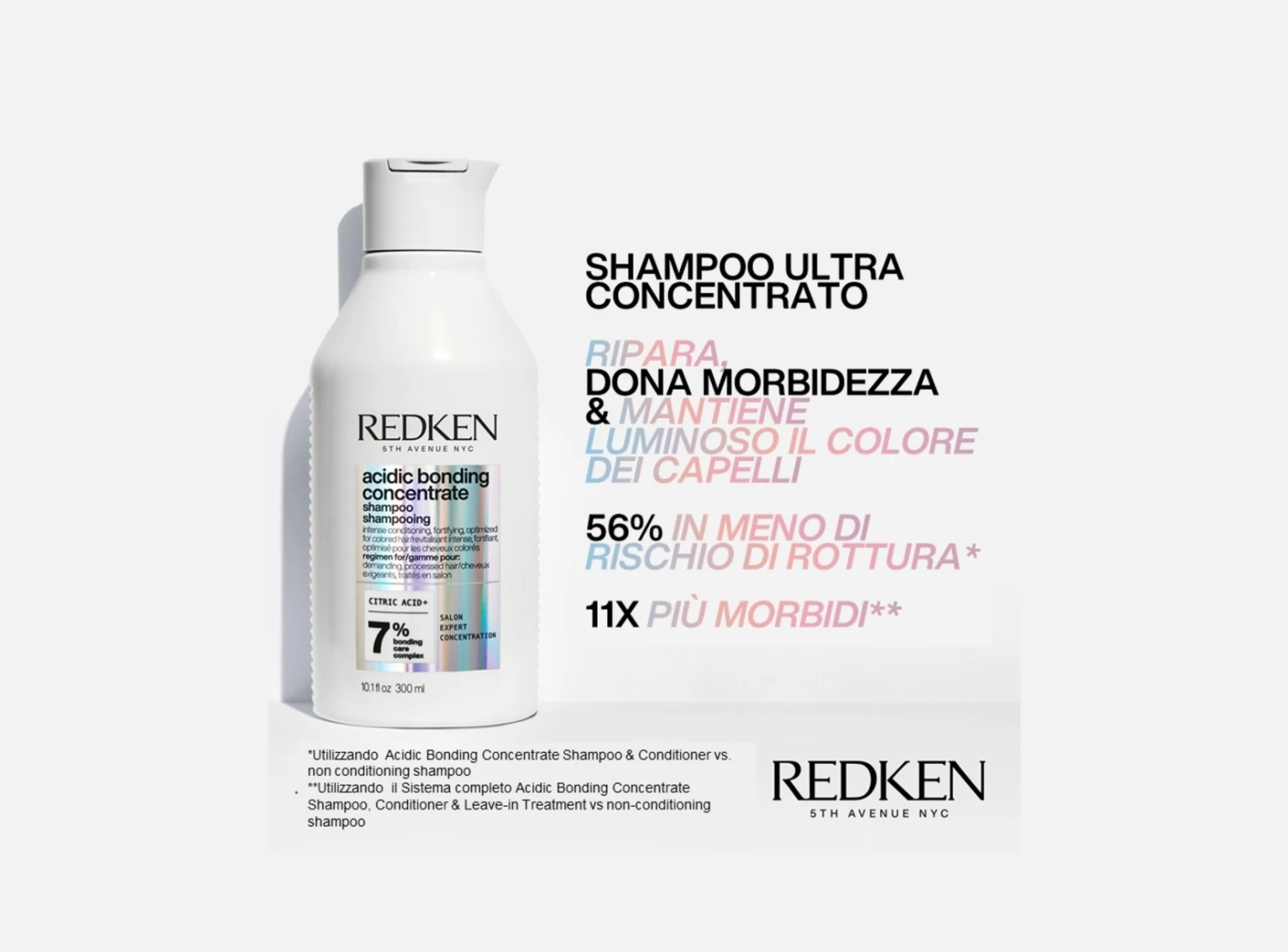 Redken Acidic Bonding Concentrate Kit Shampoo, Balsamo, Leave-in Capelli Trattati E Sensibilizzati 10 Redken Acidic Bonding Concentrate Kit Shampoo, Balsamo, Leave-in Capelli Trattati E Sensibilizzati - immagine 8